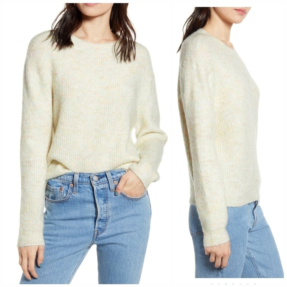 bp Crewneck Sweater Creme Size Large